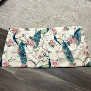 ZGallerie Queen sized duvet with peacocks and flowers